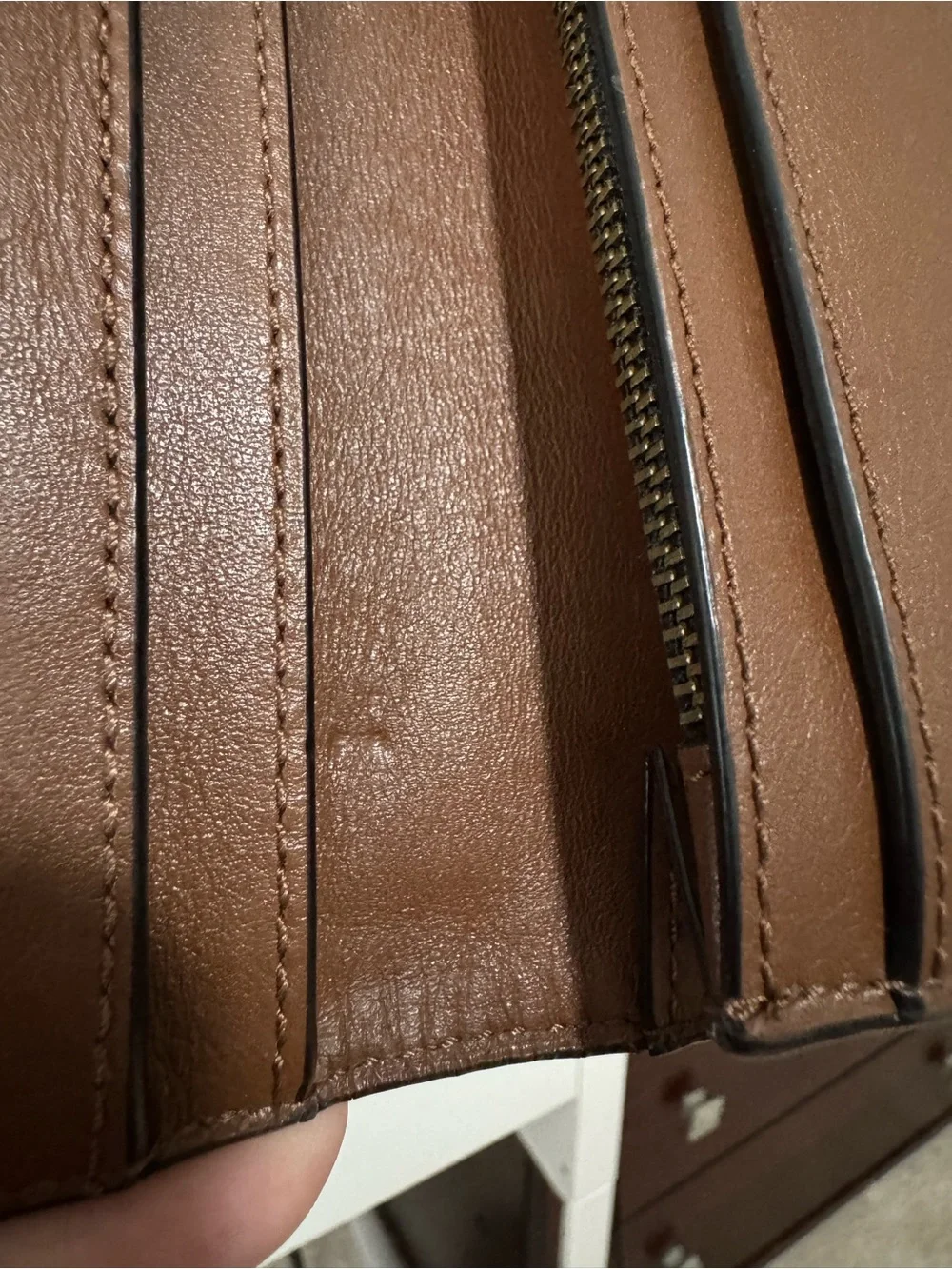 Coach croc embossed